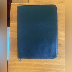 Coach Black Leather Laptop Case